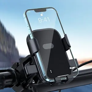 Anti-silp Mobile Phone Holder Mount For Outdoor Riding, Mountain Bike Accessories, Handlebar Phone Clamp