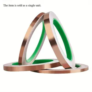 66FT Copper Foil Tape with Dual Conductive Adhesive - Perfect for Guitar EMI Shielding, Electrical Repairs, Crafts, and More!