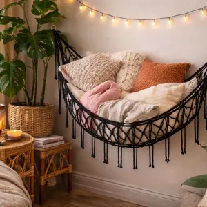 Macrame Boho Multi-use Hanging Hammock