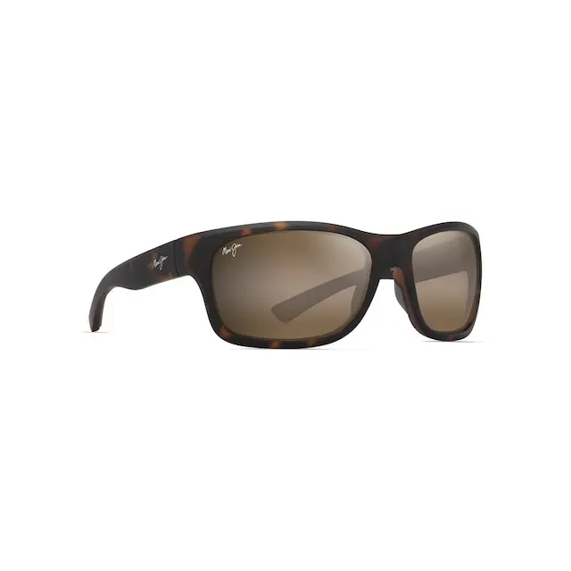 Maui Jim 'Ano Nui Sunglasses H681-10 Matte Dark Havana Frame HCL Bronze Lenses