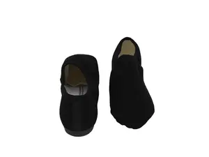 Canvas Jazz Shoes - Black color, unisex, high-quality, light weight canvas, breathable and comfortable, resistant leather sole.