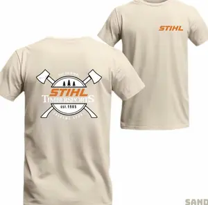 Essential STIHL Timber Sports Lumberjack Axes TShirt, Extreme Wood Chopping Contest Tee, Outdoor Adventure Lovers Shirt, Vintage Forest Logger Graphic Top, Fall Season Gift - In Stock