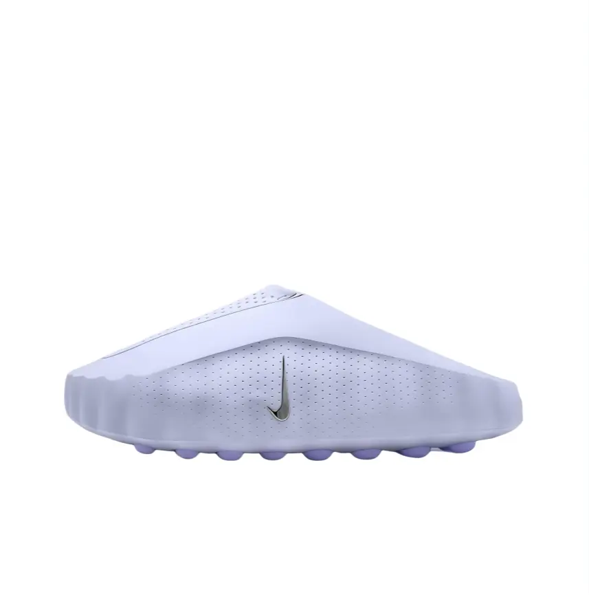Light purple Breathable Perforated Clog Slides, Cushioning Capsule Massage Sole with Streamlined Sculpted Silhouette Design