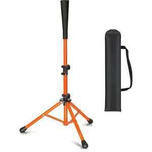 Baseball Tee,Portable Tripod Batting Tee,Softball Tee for Batting Practice,Hitting Tee Easy Adjustable Height,with Bag