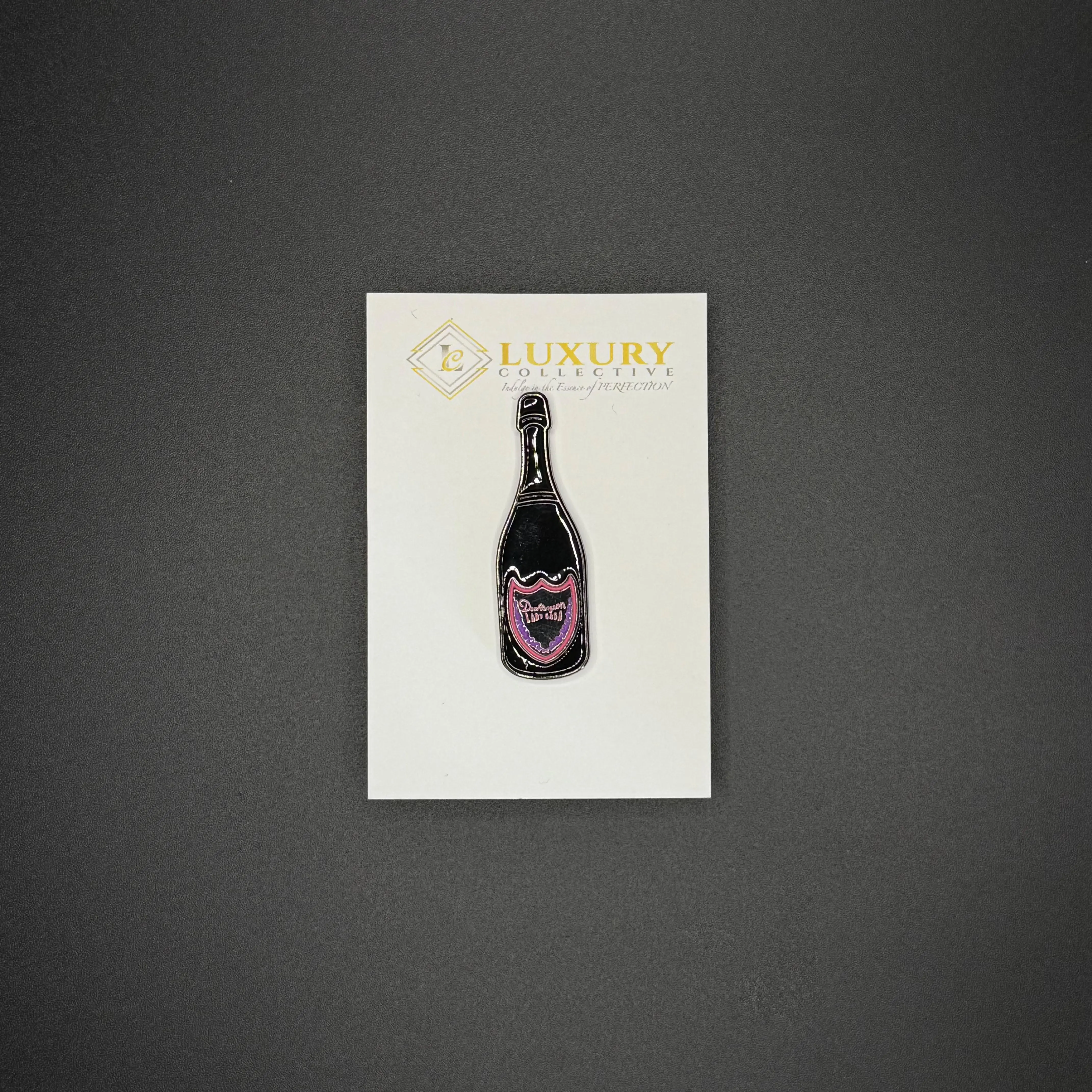 Dom Peri Champagne Metal Hat Pin (Glow in the dark/Brilla en Oscuridad)