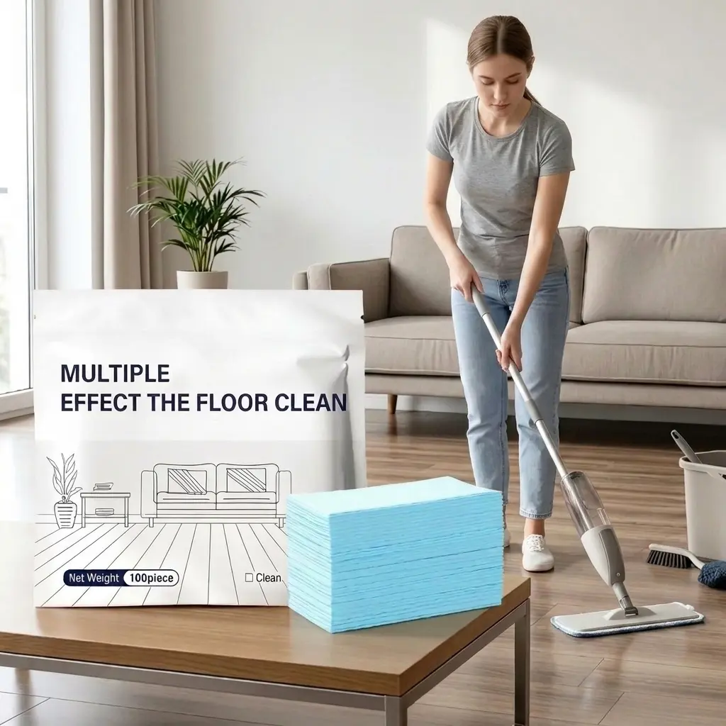 100PCS Floor Cleaning Tablets | Multi-Surface Floor Cleaner for Hardwood, Laminate, Tile, Vinyl & RV Floors | Fast-Dissolving, Antibacterial, Deodorizing & No Residue