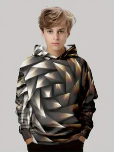 Teenage Hip-Hop Retro Casual Style, Fun Patterned Prints Hoodie Sweatshirts, Long Sleeve Fitted Design, All-Season Wear, Comfortable Fashion for Daily Use, Tops