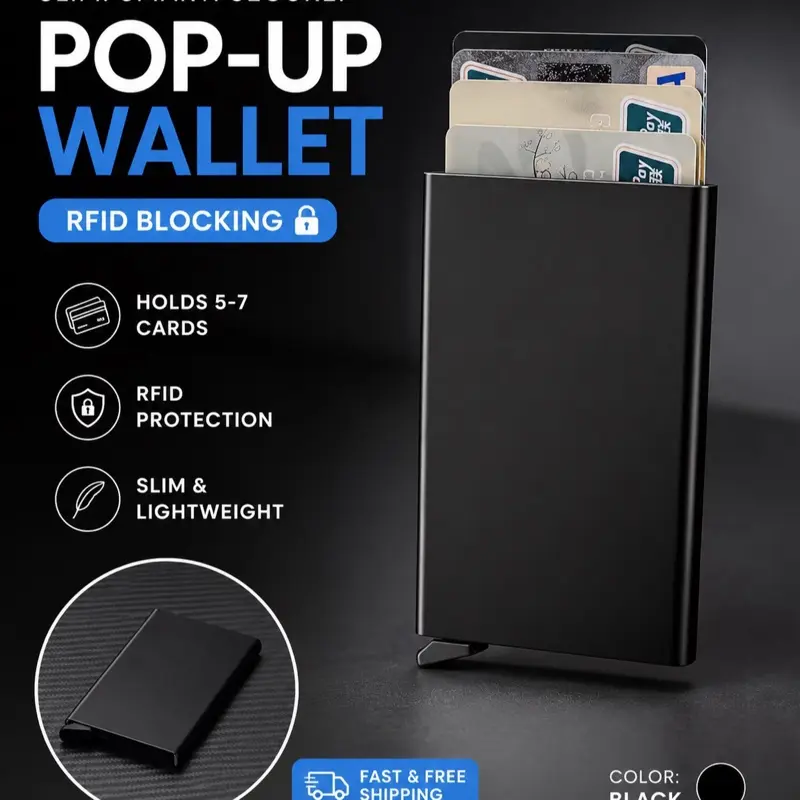 VaultPop RFID Slim Wallet