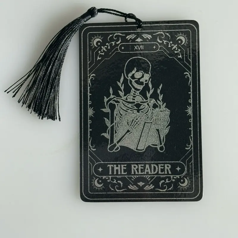 The Reader tarot foiled laminated bookmark The Reader tarot foiled laminated bookmark