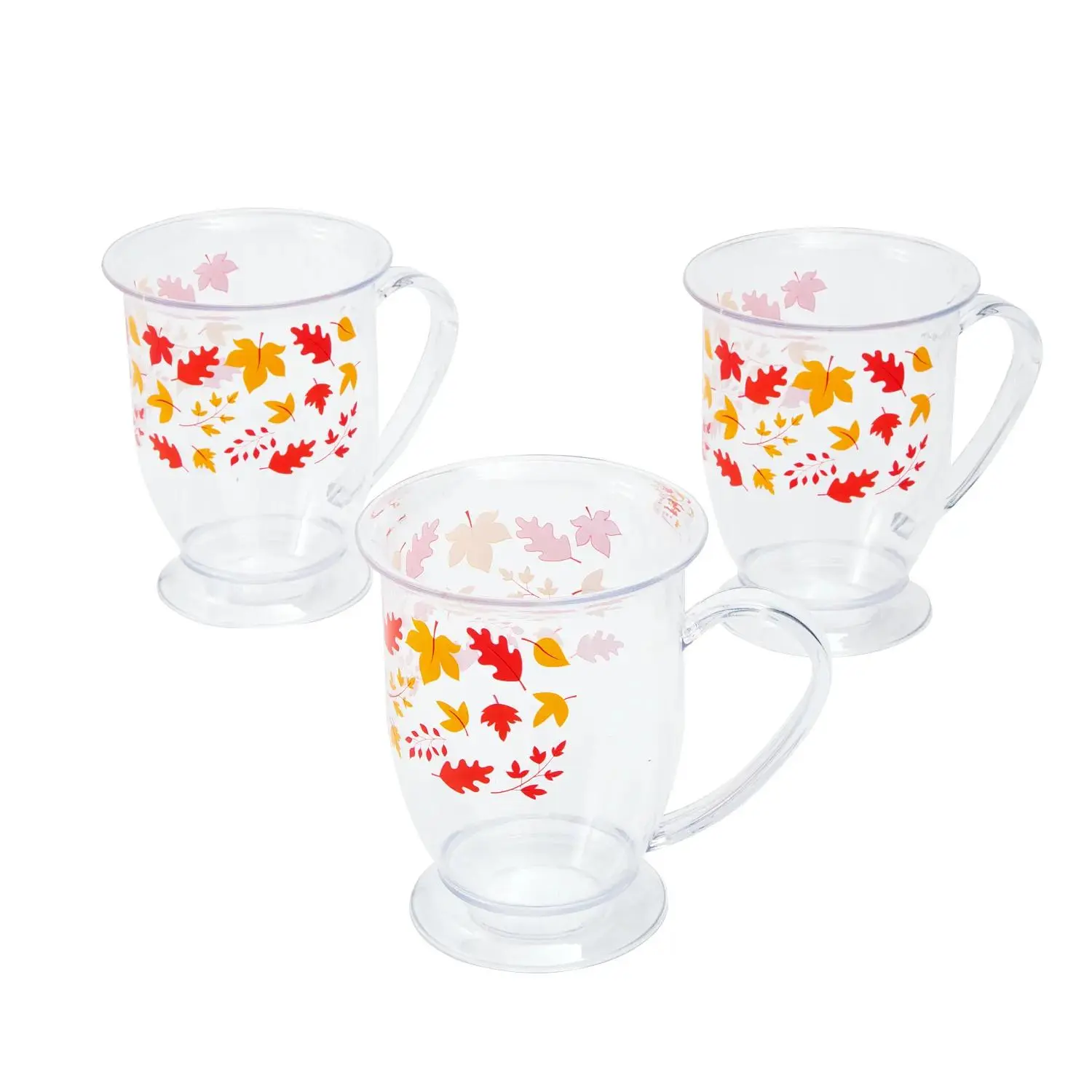 Fall Retreat Print BPA-Free Plastic Mugs - 6 Ct.