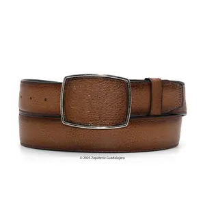 Men's Western 1.5" Honey Leather Belt-M321