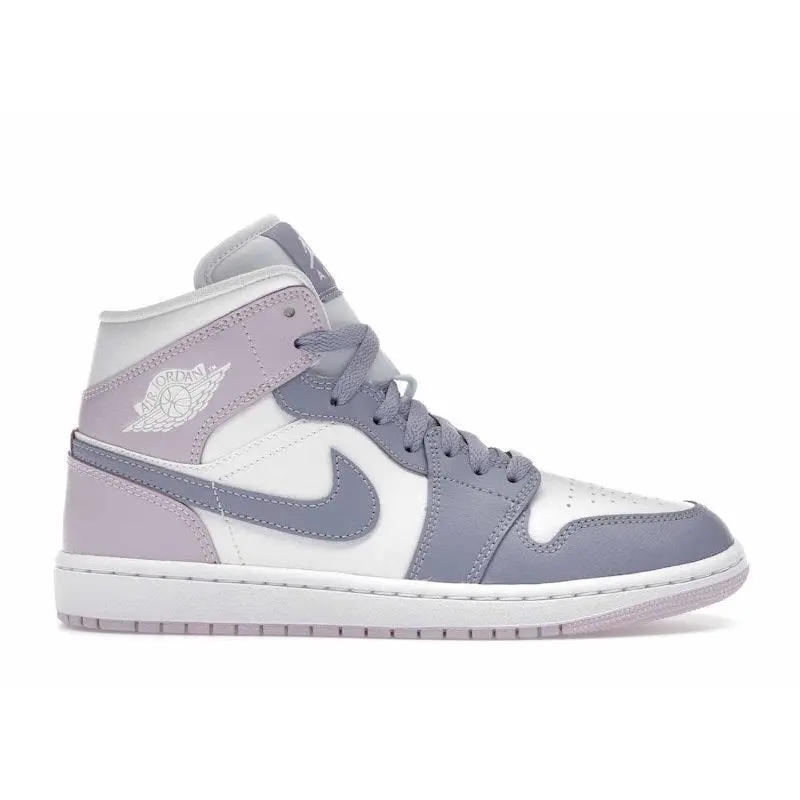 Jordan Women's 1 Mid Indigo Haze Doll White, from StockX