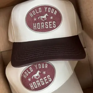 Hold Your Horses Hat Country Concert Hat Summer Hat with Distinctive Design and Logo