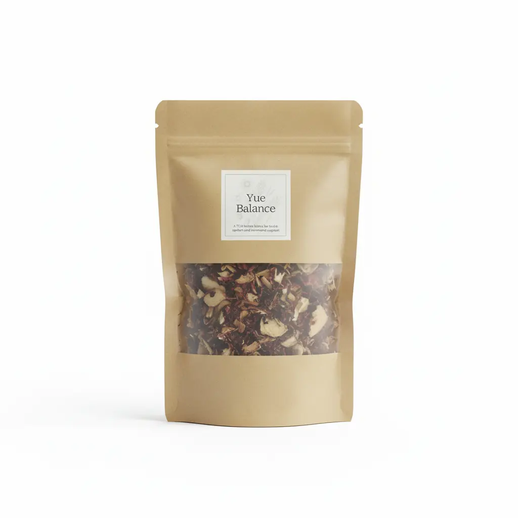 Yue Balance – Herbal Tea for Period Wellness | TCM + Modern Herbal Blend for Hormone Harmony