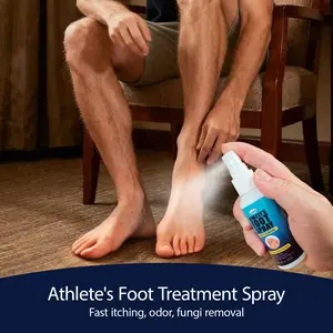 Athletes Foot Spray – Fast Relief for Itching, Burning & Odor | Herbal Antifungal Formula