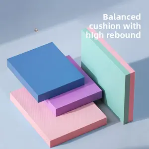 Increase thickened balance pad tpe fitness abdominal wheel kneeling pad flat sports training yoga foam pad high rebound