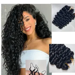( Miracle knot crochet )Premium loose Italian curl from BBP Collection 100% Human Hair (15A Grade) Crafted from high-quality double drawn human hair, soft, easy use,durable, reusable. is tangle-free, shed-free, and smells good length from 16-20 inches.