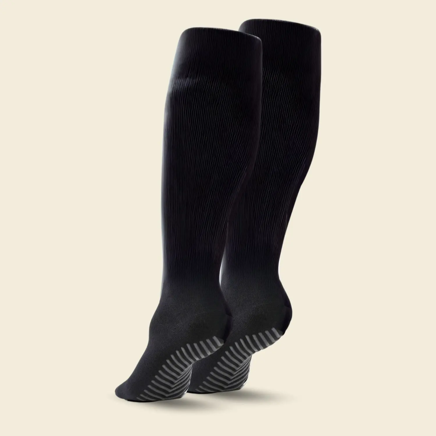 Women's Compression Grip Socks 2-Pack, Black