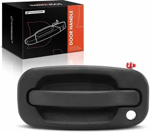APremium  Exterior Door Handle with Keyhole  Front Left Driver Side  Compatible with Cadillac, Chevy & GMC Models  Silverado, Sierra, Tahoe, Suburban, Avalanche, Yukon    Replace #