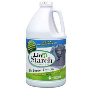 Linit Starch Crisp Classic Finish (64 Oz.) - Liquid Starch For Ironing Clothes/Perfect For Wrinkle Release/Great For Arts & Crafts Projects/Slime, Paper Mache, Silly Putty (408440)