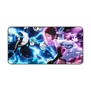 Blue Lock Anime Gaming Deskmat - Vibrant Football Artwork, Manga Style, Smooth Surface and Anti-Slip Base for Gamers & Collectors