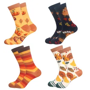 ANOTION - 4 Pairs Cute Socks  Gifts for Women Socks Winter Socks for Women Birthday Gifts  Comfort