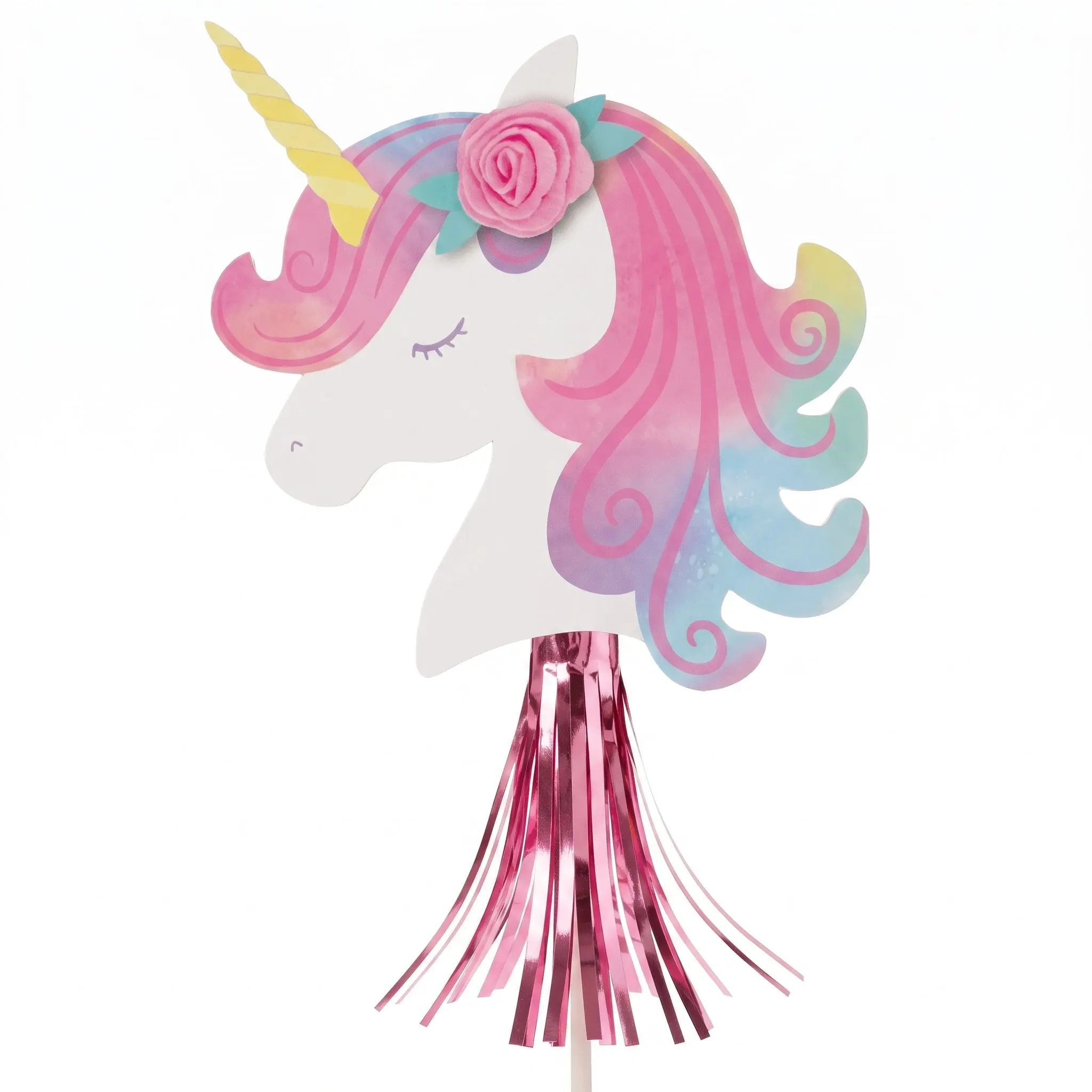 Enchanted Unicorn Centerpiece Stick for Kids Birthday