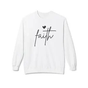Faith Unisex Midweight Fleece Crewneck Sweatshirt