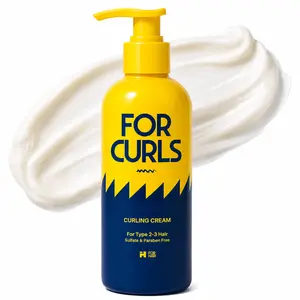 FOR CURLS Curling Cream 8.4 oz | Sulfate & Paraben Free | Non-Frizzy | Lightweight | Unisex