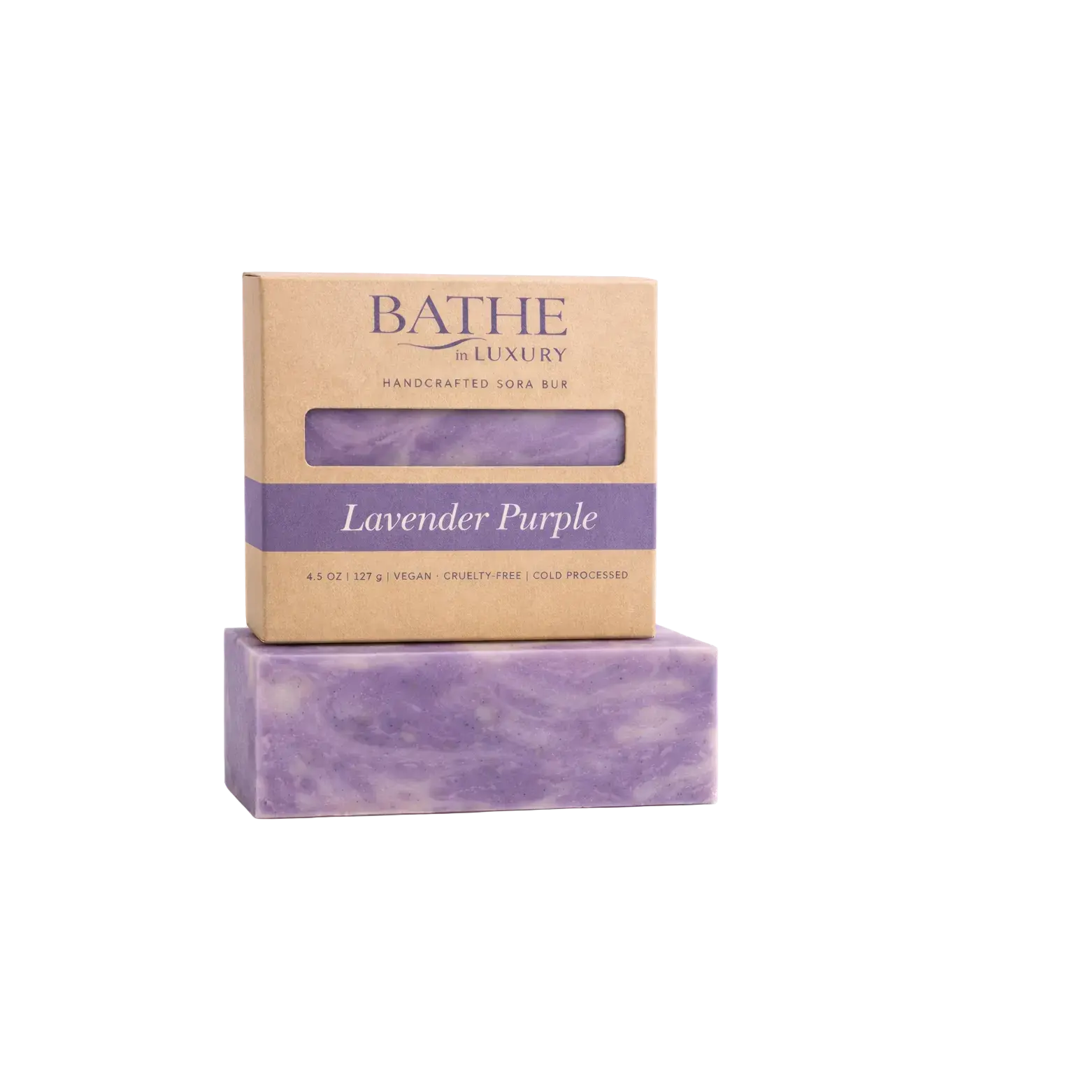 Lavender Purple Soap Bar – Calming Floral Escape