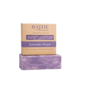 Lavender Purple Soap Bar – Calming Floral Escape