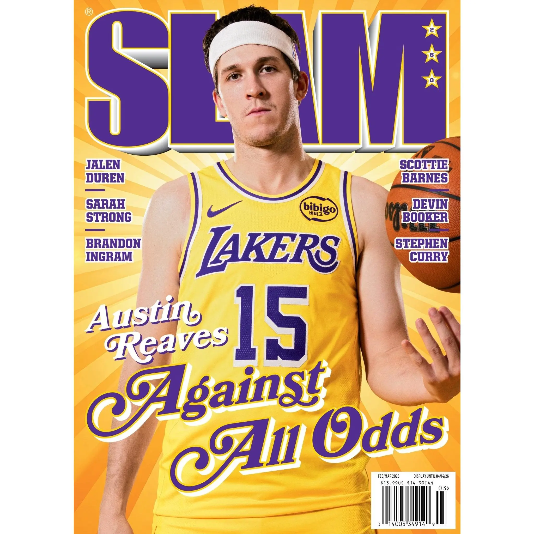 Austin Reaves Magazine Magazine Poster, NBA Cover Poster, Gift For Fans - Unframed