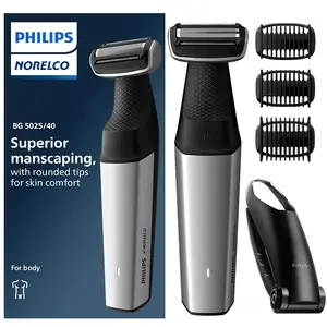 Philips Bodygroom Series 5000 Showerproof Body Hair Trimmer Complete Body Grooming Kit BG5025/40