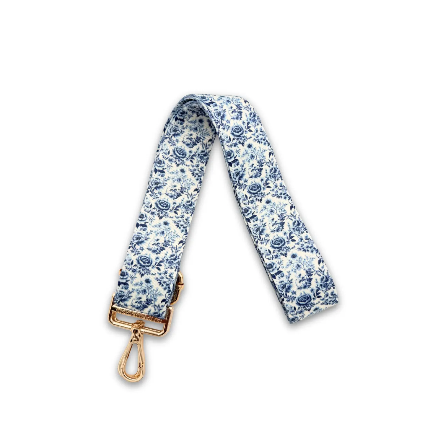 Blue Peonies Adjustable Bag Strap