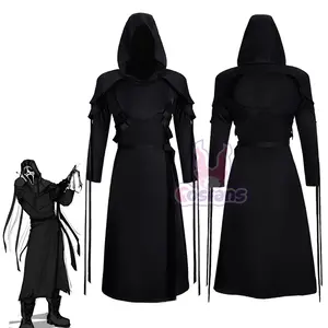 The Ghost Face Cosplay Costume Game Dead Daylight Role Play Uniform Halloween Carnival Party Outfit Men Women Medieval Costume