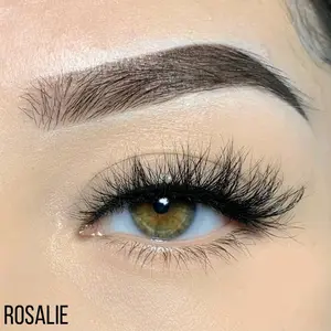 Rosalie Vegan Wispy Criss-Cross Eyelashes for Rounded Baby Doll Look | 12mm-15mm Length | C Curl - Eyelashes Extensions