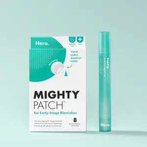 Hero Mighty Patch Micropoint Pimple Patch Large, Pimple Correct Pen Bundle