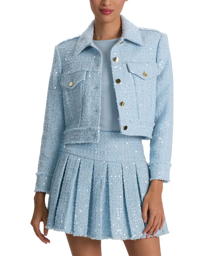 alice + olivia Chloe Crop Jacket