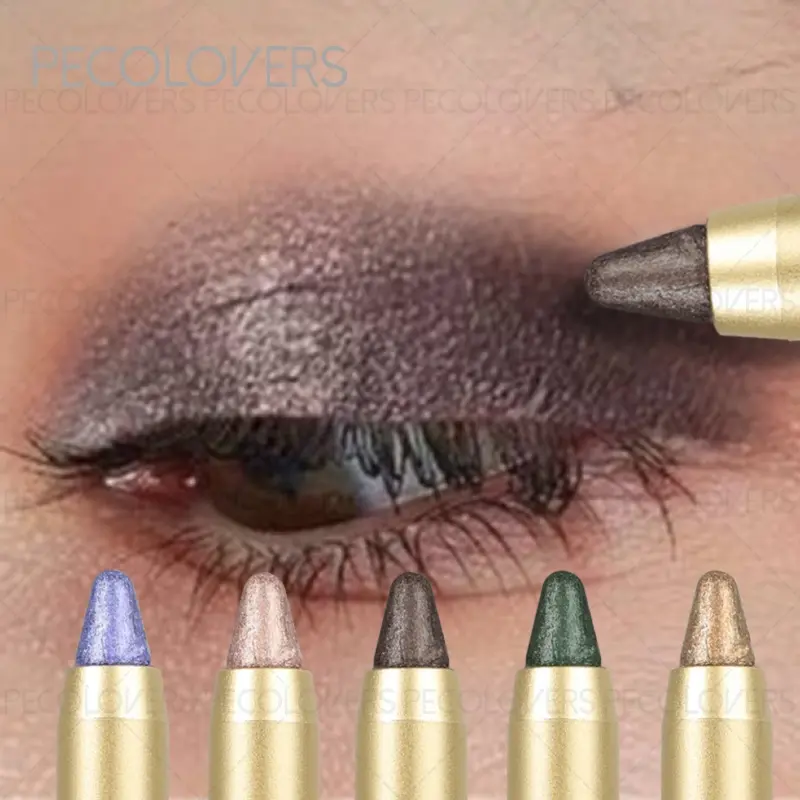 Waterproof Glitter & Makeup Eyeshadow Stick,Waterproof, Smooth and Easy to Apply, Shimmery Mixed Color System
