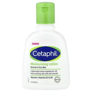 Cetaphil Moisturizing Lotion, Normal to Dry Skin, Fragrance Free, 4 fl oz (118 ml)