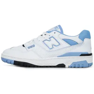 New Balance 550 'Team Carolina Blue' Men's Classic Sneakers with Round Toe & Laces for All Seasons Casual Wear