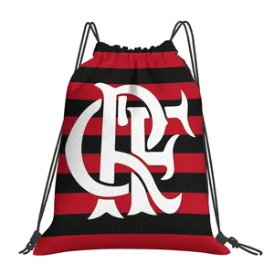 1pc Flamengo Logo Drawstring Bags Outdoor Sports Portable Storage Bag Bundle Pocket Rope Bag