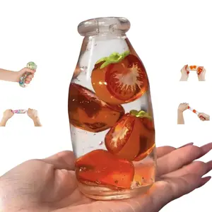 Squishies Toys - Slime, Sugar Bottle, Corn Sugar Ball, Milk Bottle, Malleable Relaxation, Plastic Small Ball Single weight: 0.45 pounds