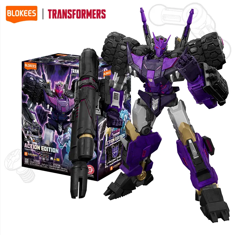 Blokees Transformers Action Edition 05 Tarn (Comic Version)  Buildable  Kit, DIY Jointed Assembly Model Kit for Toys & Hobbies Building Play