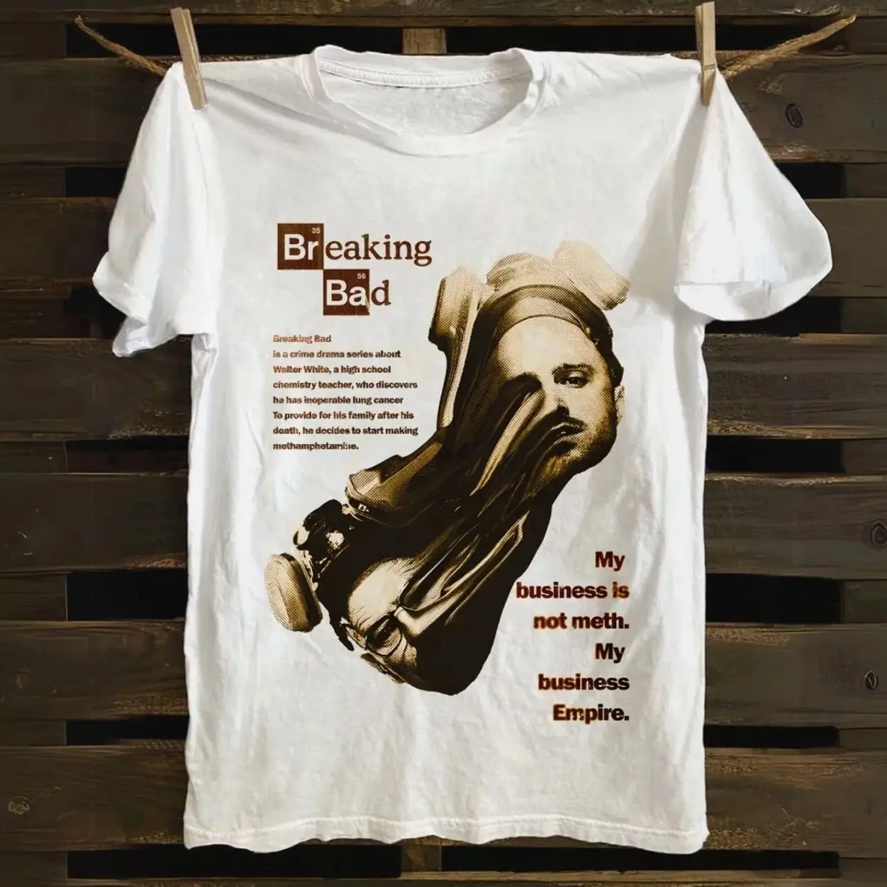 Vintage Breaking Bad TV Show cotton T-shirt Q58