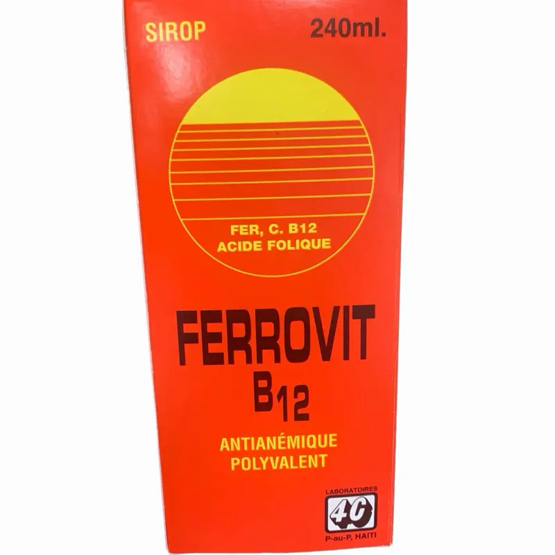 Ferrovit B12 Liquid Supplement 240ml - Multivitamin Nutrients Support Dietary Polyvalent
