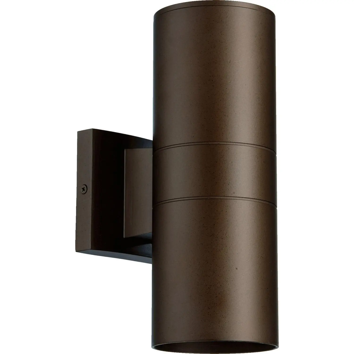 Cylinder Two Light Wall Mount Oiled Bronze