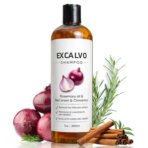 Excalvo Shampoo, Onion Shampoo for Hair Growth, With Rosemary Oil, Red Onion, Cinnamon, Effectively Prevent Hair Loss| Promotes Thicker Fuller Hair for Women and Men