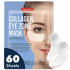 Purederm Collagen Mask Reduce Puffiness Dark Spot Deep Lines Skin Repair