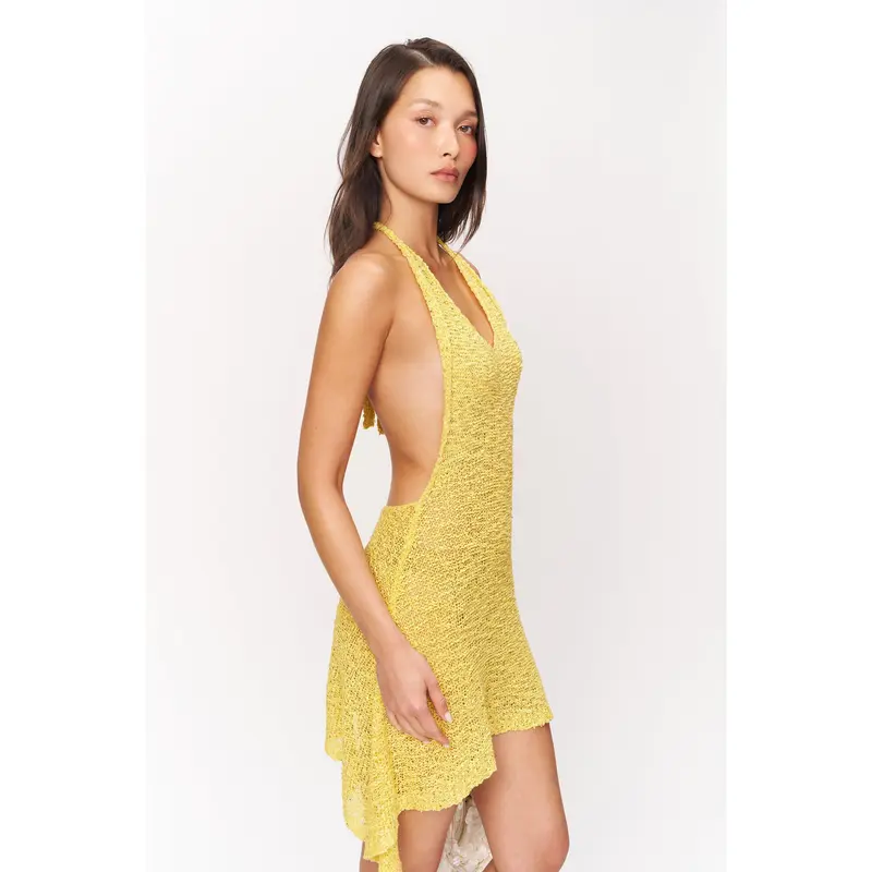 halter v dress Sultry Fantasy Plunge Halter V-Neck Mini Dress main image 0
